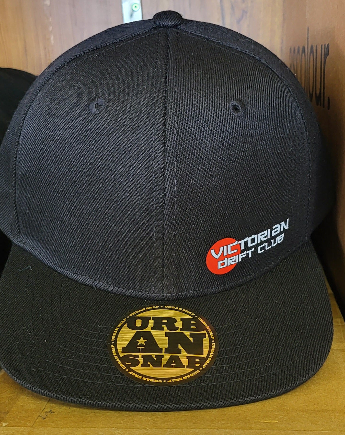 Black Snap Back Cap