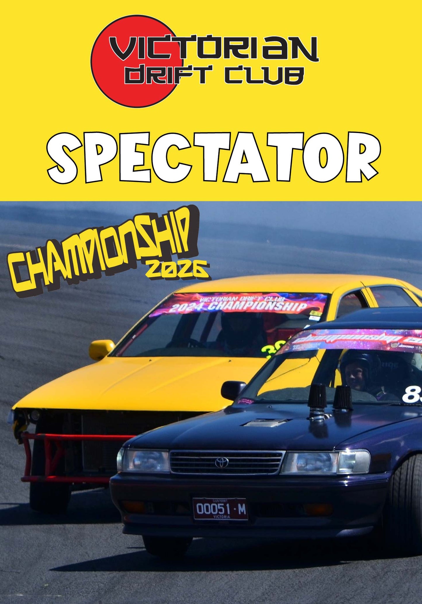 2026 VicDrift Championship - Round 1 - Saturday 30th of May - Digital Ticket