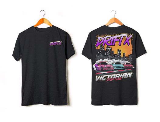VicDrift Drift X shirts limited edition - tandem design - clearance