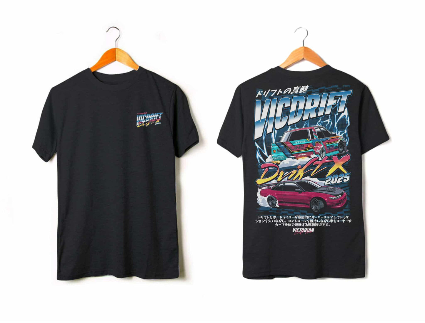 VicDrift Drift X 2025 shirts limited edition - Retro