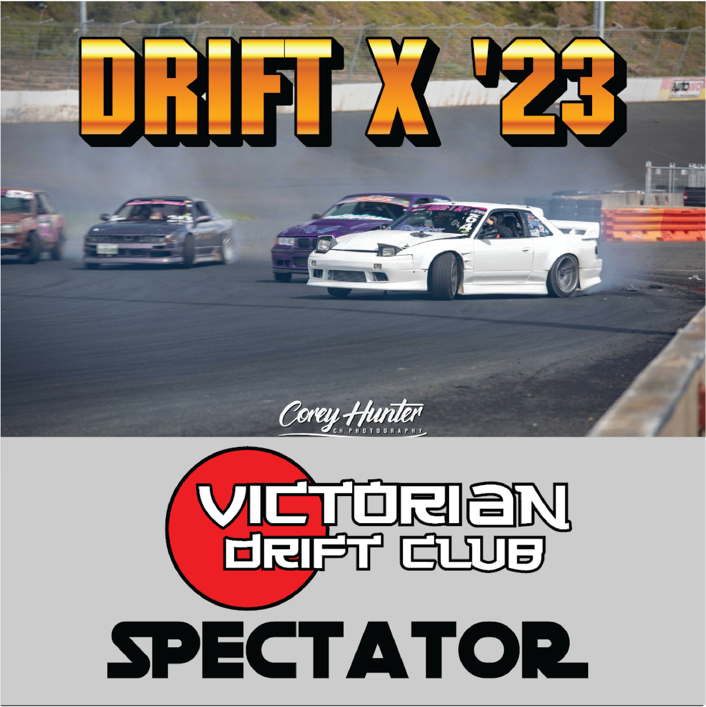 Spectator Drift-X 2023 - Calderpark Raceway - digital ticket (prior to event)