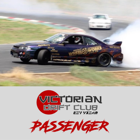 Passenger Pass - VicDrift Practice Day Saturday 2nd March 2024